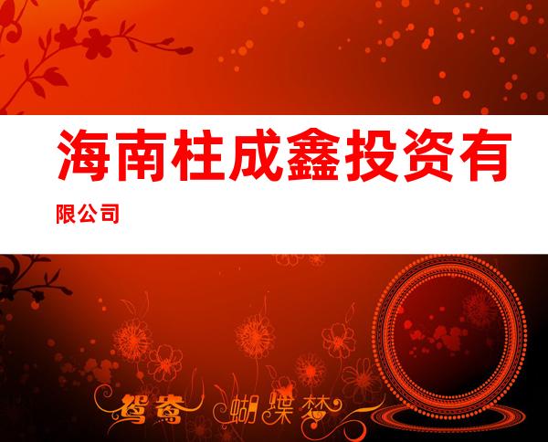 海南柱成鑫投资有限公司